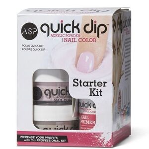 ASP Quick Dip Acrylic Powder Nail Color Starter Kit, an easy-to-use system.